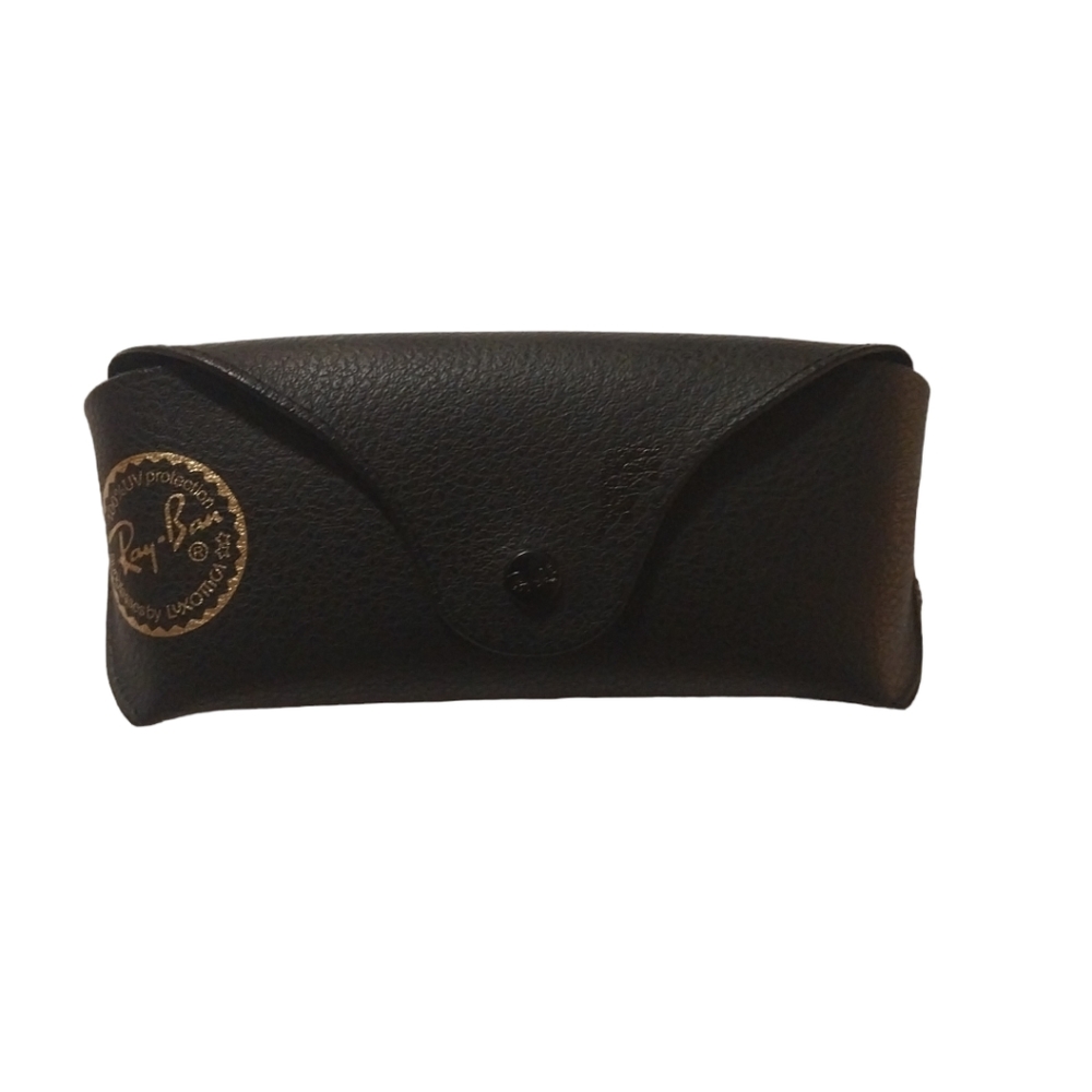Ray Ban Medium Case Black With Gold Stamp (empty)